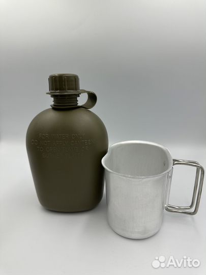 Фляга тактическая с котелком в чехле оптом