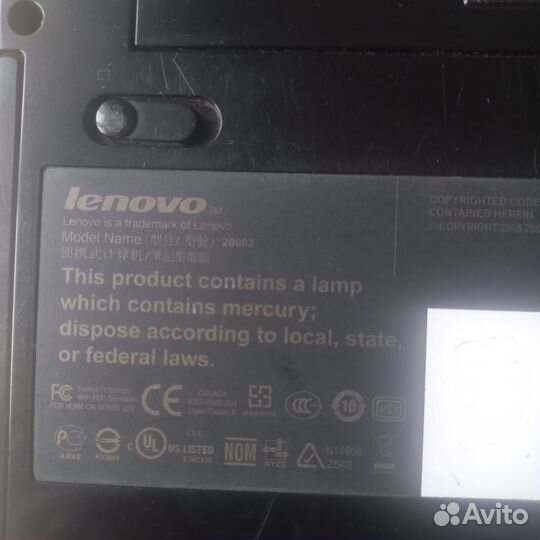 Ноутбук Lenovo 20002 бу