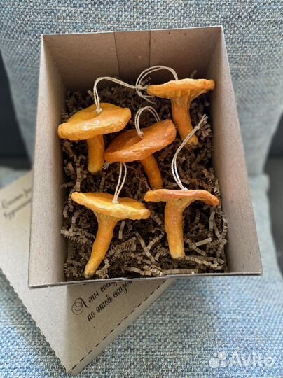 Грибы на елку ватные