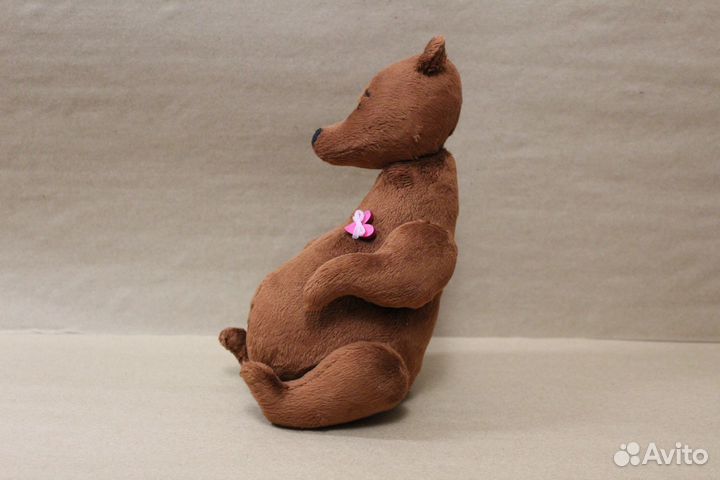 Тедди мишка с сердечком. Игрушка ручной работы