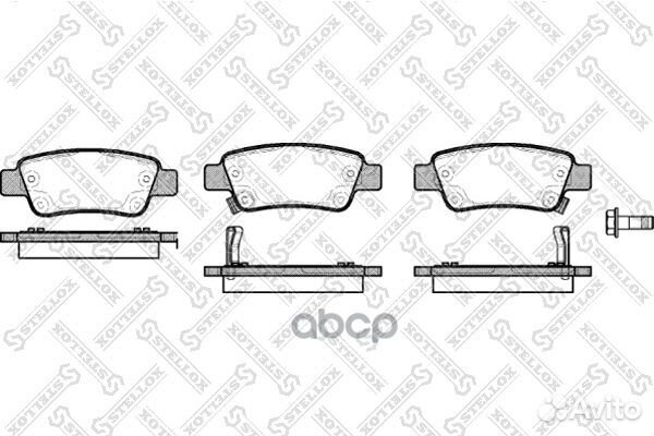 001 082BSX 1290 02 колодки дисковые з. Honda C