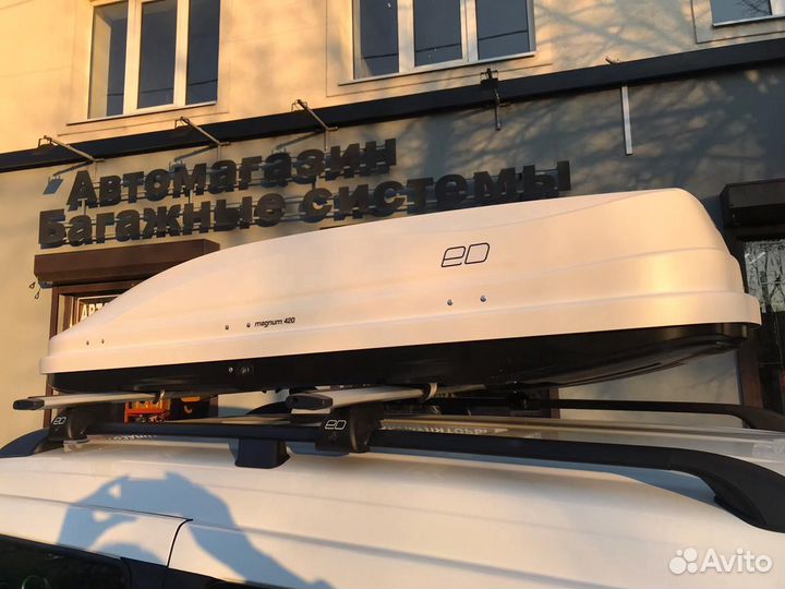 Автобокс на крышу LADA Largus + монтаж