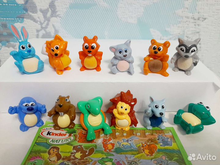 Киндер сюрприз животные Natoons