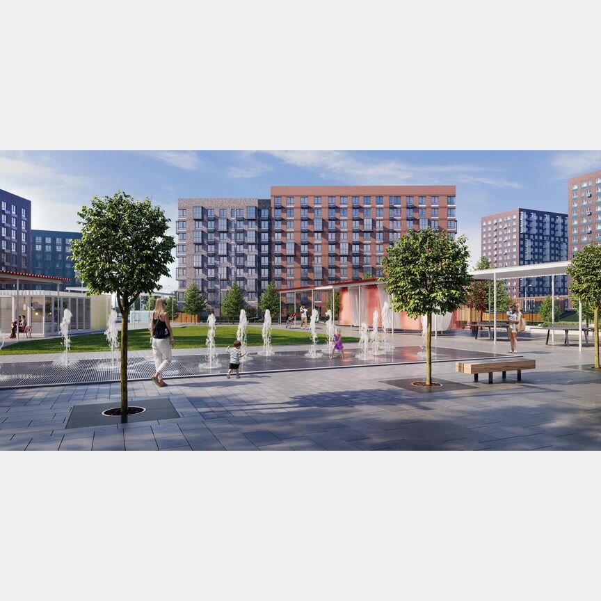 2-к. квартира, 54,4 м², 2/10 эт.