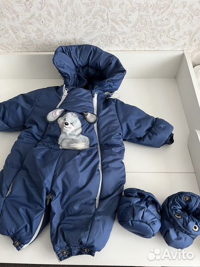Комбинезон трансформер детский 62-68 зимний