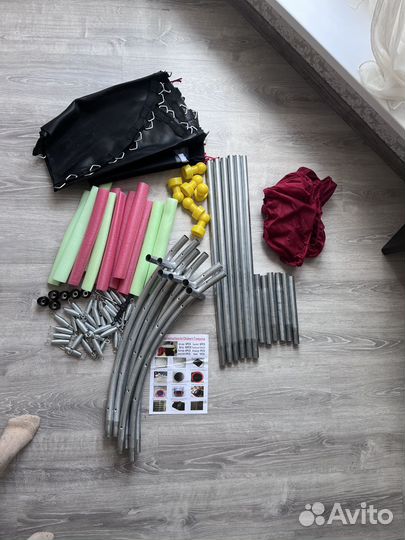 Детский батут с сеткой