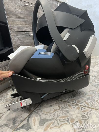 Автолюлька cybex aton 5 с базой aton base