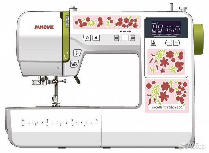 Швейная машина Janome Excellent Stitch 200 white