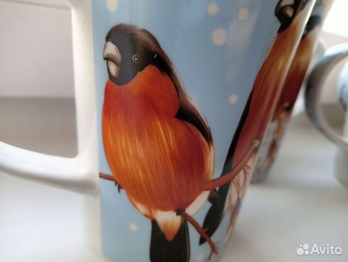 Набор кружек, фарфор китайский, 400 мл