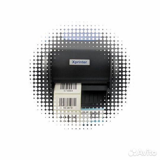 Печать баркодов штрихкодов термоэтикеток