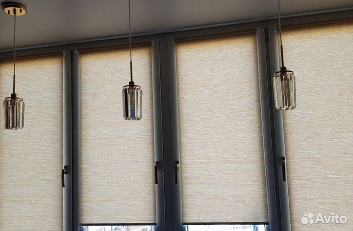 Рулонные кассетные шторы блекаут L954