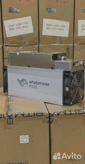 Whatsminer M50S 130T 26W Новый