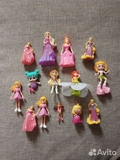 Фигурки принцессы, куколки одним лотом
