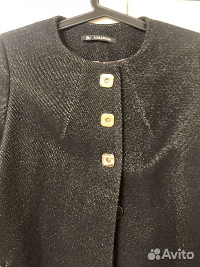 Пальто женское, черное золото,46/48