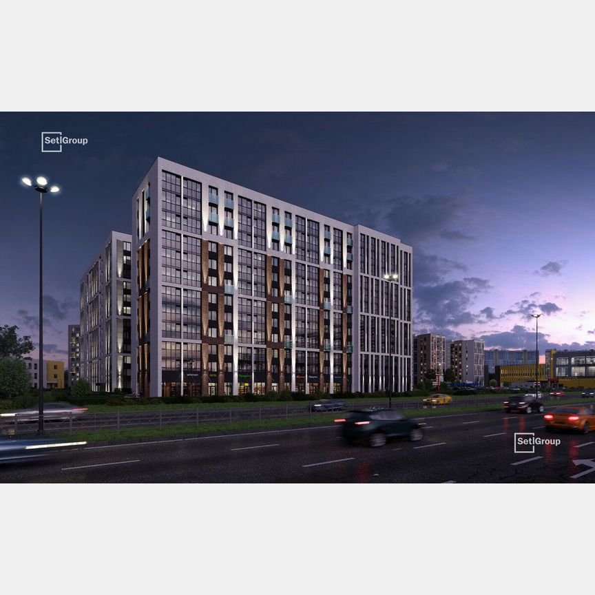 3-к. квартира, 84,7 м², 2/12 эт.