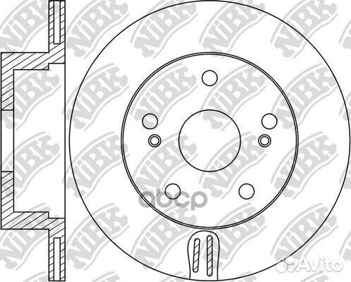 Диск торм. RN2008 NiBK