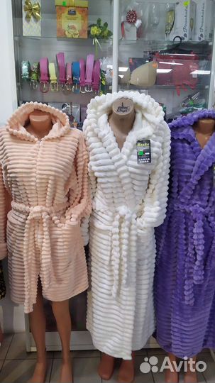 Плюшевые халаты