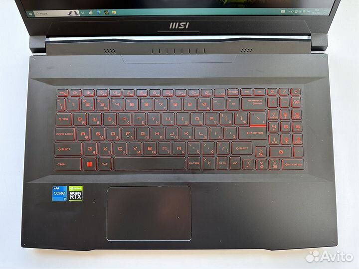 Игровой ноутбук MSI 17.3 RTX 3050