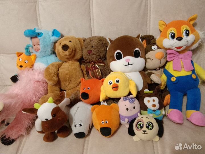 Мягкие игрушки пакетом