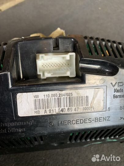 Щиток приборов mercedes w211