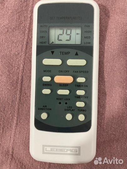 Пульт для кондиционера electrolux, leberg, huayu