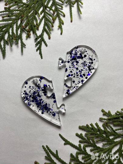 Брелки кулоны из эпоксидной смолы