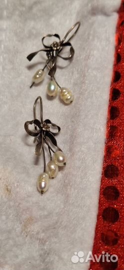 Серебряные серьги
