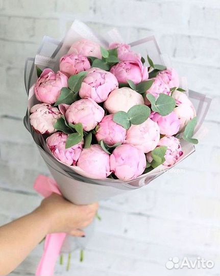 Пионы Букеты Цветы Доставка