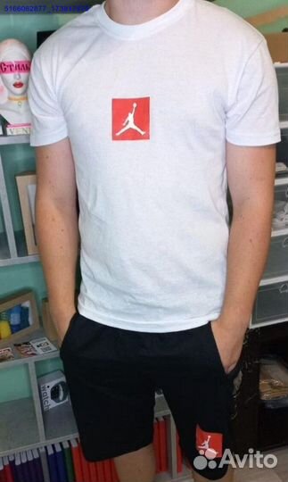 Спортивный костюм футболка + шорты (Арт.32387)