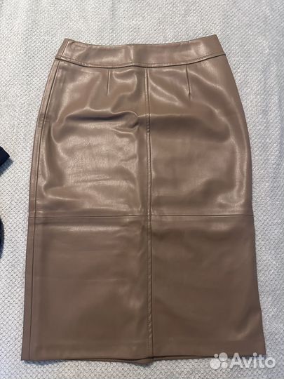Кожаная юбка