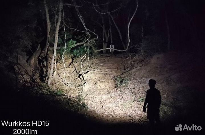 Налобный фонарь Wurkkos HD15 с аккумулятором
