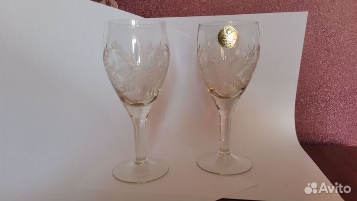 Хрустальные бокалы Гусь хрустальный новые