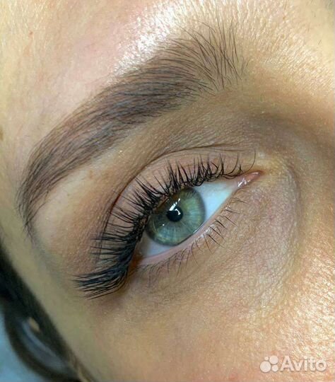 Наращивание ресниц и оформление бровей (+обучение)