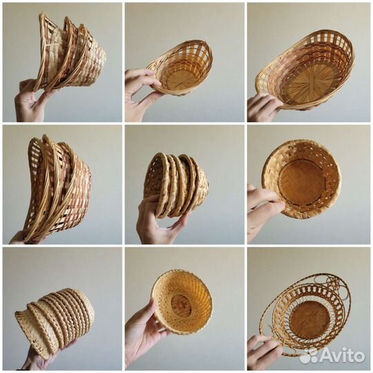 Корзинки плетеные для хранения