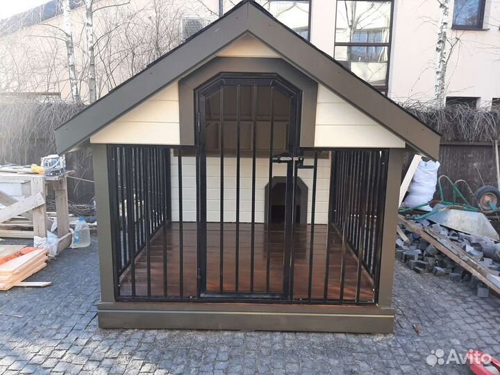 Вольер для собак зимний