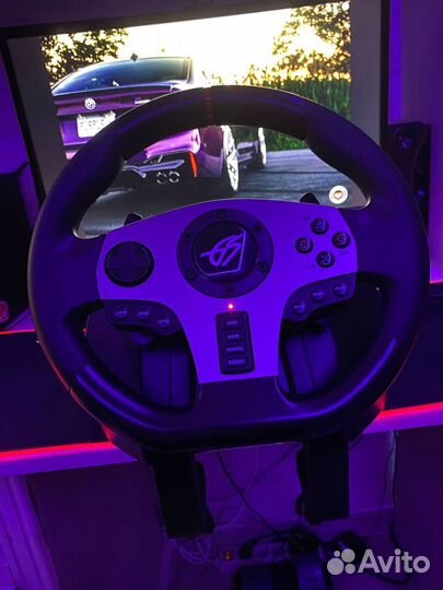 Игровой руль dexp wheelman pro gt