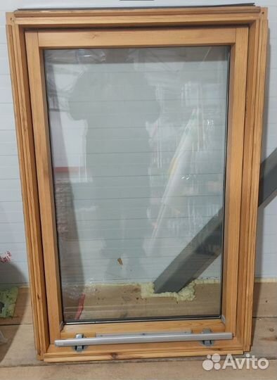 Мансардное окно velux 78х118 с окладом под плоскую