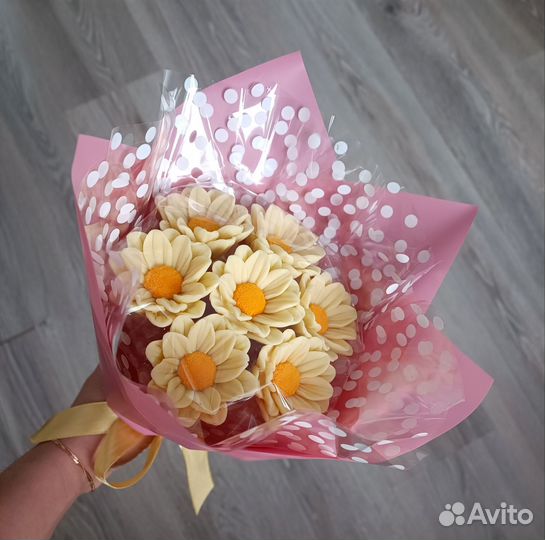 Шоколадные ромашки