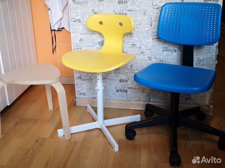 Детские стулья и табурет IKEA