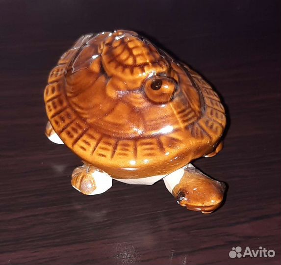 Сувенир Черепашка Фарфоровая Шевелящаяся Винтаж