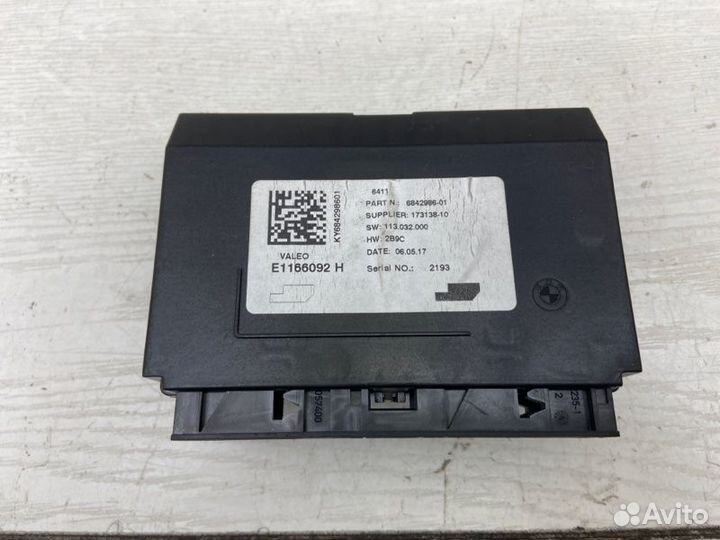 Блок управления печкой Bmw 3 F30 LCI B46B20B 2017