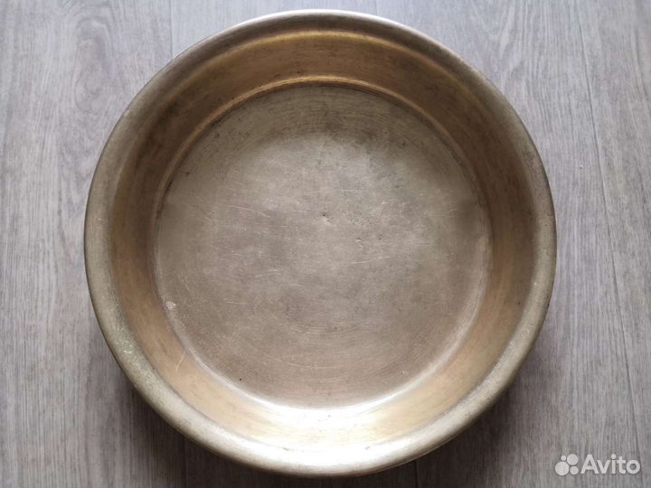 Латунный таз