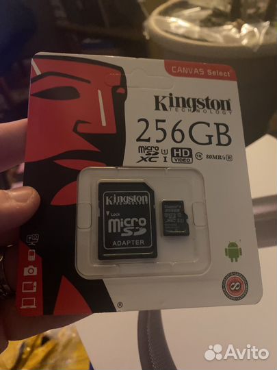 Карта памяти MicroSD 256 gb