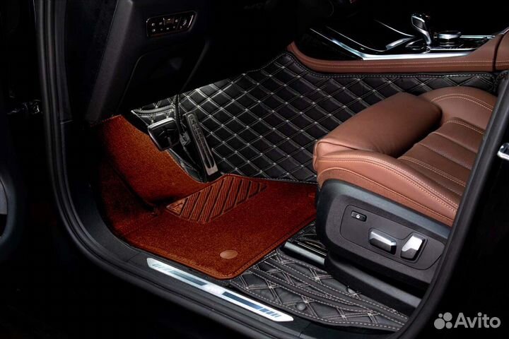 3D Коврики Lexus LX570 из Экокожи