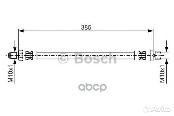 Шланг тормозной 1987476439 Bosch