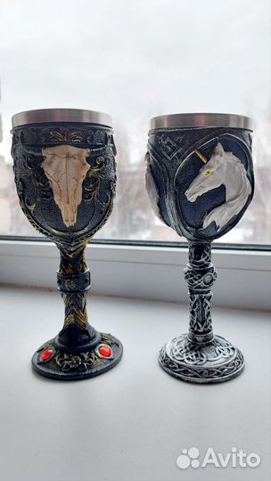 Бокал из декоративной смолы