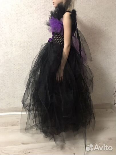 Новогодний костюм Малефисента на 8-12л прокат и пр