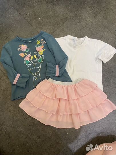 Вещи пакетом на девочку 98