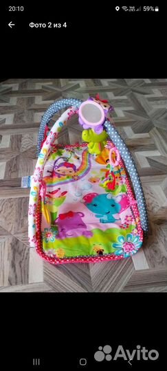 Развивающий коврик tiny love