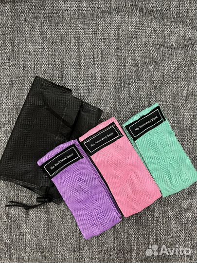 Фитнес резинки тканевые